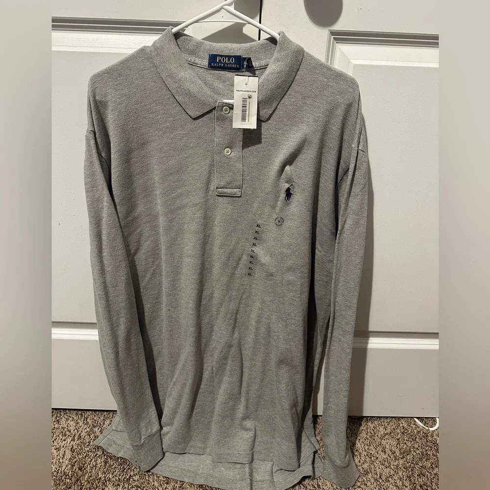 Ralph Lauren Gray Polo Shirt for Men - Picture 1 of 5